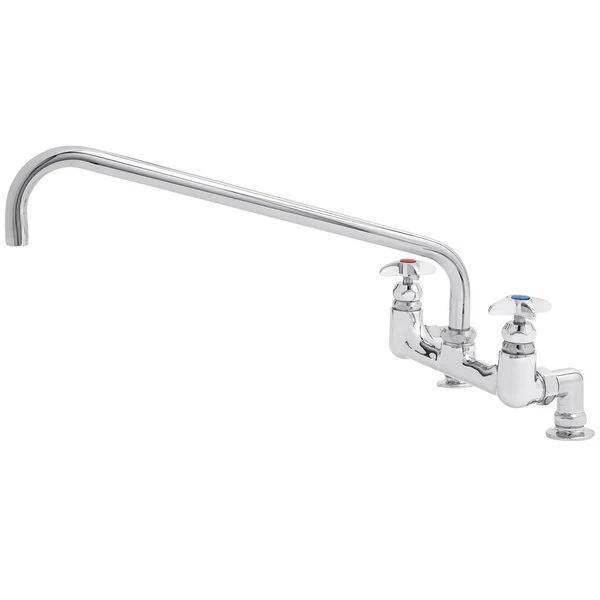 T&S Brass And Bronze Works T&S B-0294 18" Deck Mounted Big Flo Mixing Faucet With 8" Centers