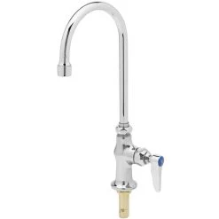 T&S Brass And Bronze Works T&S B-0305-01 Deck Mount Pantry Faucet With Single Supply And 5 9/16" Gooseneck Spout