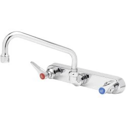 T&S Brass And Bronze Works T&S B-1125 Wall Mounted Workboard Faucet With 8" Centers - 6" Swing Nozzle