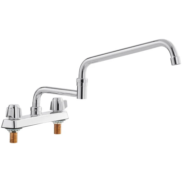 Regency Plumbing & Hardware Regency Deck Mount Faucet With 18" Double-Jointed Spout And 8" Centers - Image 2
