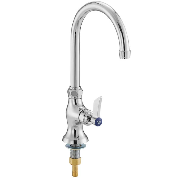 Waterloo Deck Mount Single Temperature Faucet With 6" Gooseneck Spout And Single Inlet - Image 2
