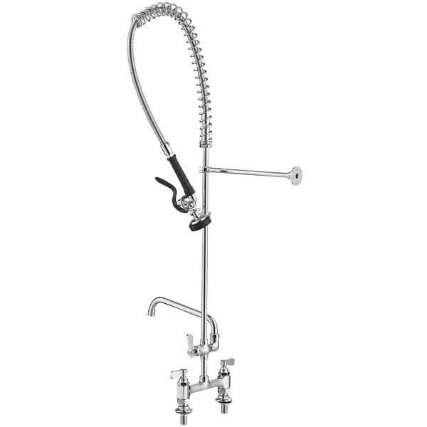 Regency Plumbing & Hardware Regency 1.15 GPM Deck Mount Pre-Rinse Faucet With 10" Add-On Faucet And 8" Centers - Image 3