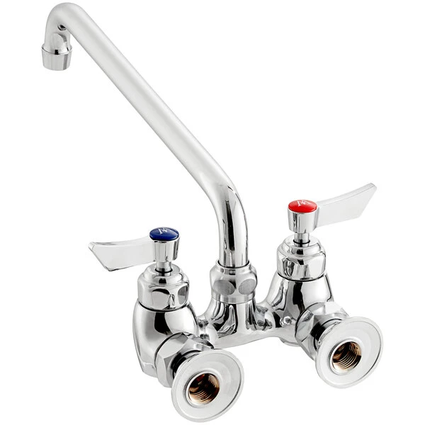 Waterloo Wall-Mounted Faucet With 4" Centers And 12" Swing Spout - Image 3