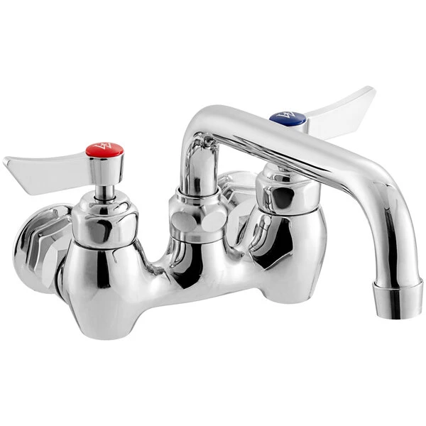 Waterloo Wall-Mounted Faucet With 4" Centers And 8" Swing Spout - Image 2