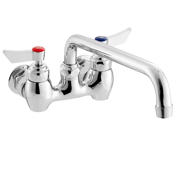 Waterloo Wall-Mounted Faucet With 4" Centers And 10" Swing Spout - Image 2