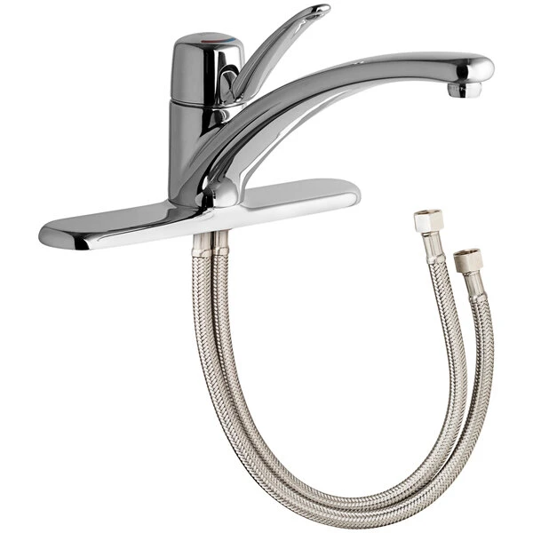 Chicago Faucet Company Chicago Faucets 2300-8ABCP Deck-Mounted Faucet With 8" Deck Plate