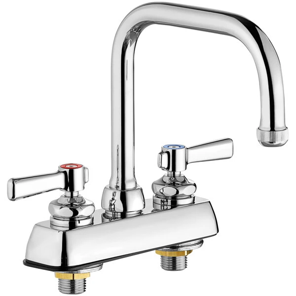 Chicago Faucet Company Chicago Faucets W4D-DB6AE1-369ABCP Deck-Mounted Faucet With 4" Centers - Image 2