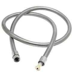 T&S Brass And Bronze Works T&S B-0068-H2A 62 1/2" Stainless Steel Flex Hose And Polyurethane Liner