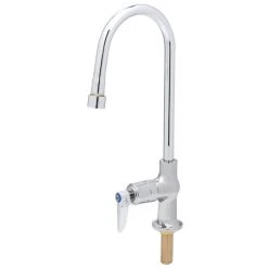 T&S Brass And Bronze Works T&S B-0305-03 Vandal Resistant Deck Mount Pantry Faucet With Single Supply And 5 9/16" Gooseneck Spout