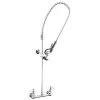 T&S Brass And Bronze Works T&S B-0133-CRB-145X EasyInstall Wall Mounted 27 1/2" High Pre-Rinse Faucet With Adjustable 8" Centers, 44" Hose, And 6" Wall Bracket 2 T&S Brass And Bronze Works T&S B-0133-CRB-145X EasyInstall Wall Mounted 27 1/2" High Pre-Rinse Faucet With Adjustable 8" Centers, 44" Hose, And 6" Wall Bracket -Faucet Equipment Shop 350577