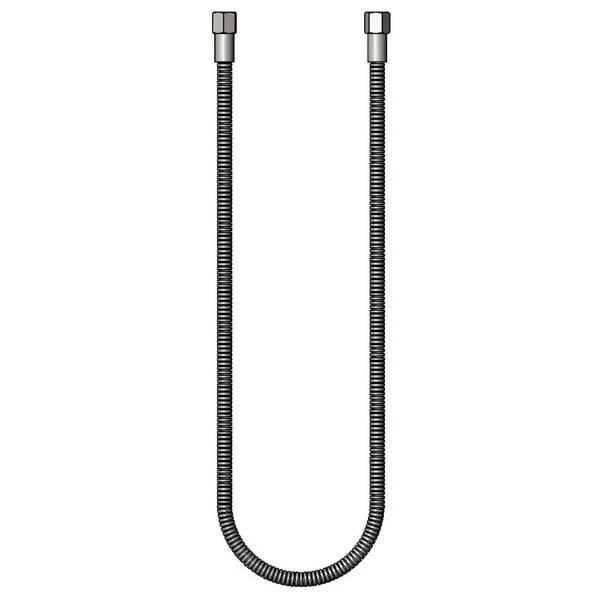 T&S Brass And Bronze Works T&S 013E-48H 48" Stainless Steel Flex Hose With 7/16" ID Connections
