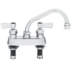 Fisher 3513 Deck-Mounted Swivel Faucet With 4" Centers - 12" Spout