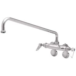 T&S Brass And Bronze Works T&S B-0235 Wall Mounted Pantry Faucet With Adjustable Centers, 18" Swing Nozzle, And Eterna Cartridges