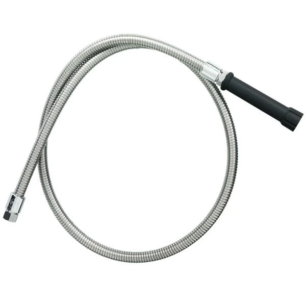 T&S Brass And Bronze Works Equip By T&S 5HSE84 84" Flexible Stainless Steel Hose For Equip Pre-Rinse Units