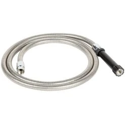 T&S Brass And Bronze Works Equip By T&S 5HSE96 96" Flexible Stainless Steel Hose For Equip Pre-Rinse Units