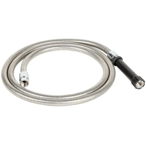 T&S Brass And Bronze Works Equip By T&S 5HSE96 96" Flexible Stainless Steel Hose For Equip Pre-Rinse Units