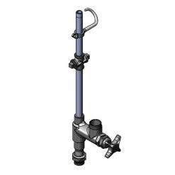 T&S Brass And Bronze Works T&S 017989-40 Easy Install Riser With Add On Faucet And Vandal Resistant Screw For B-0287 Faucets