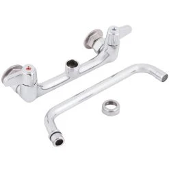 T&S Brass And Bronze Works Equip By T&S 5F-8WLX10 Wall Mounted Faucet With 10 1/8" Swing Spout, 5.2 GPM Laminar Flow Device, 8" Adjustable Centers, And Lever Handles 13 T&S Brass And Bronze Works Equip By T&S 5F-8WLX10 Wall Mounted Faucet With 10 1/8" Swing Spout, 5.2 GPM Laminar Flow Device, 8" Adjustable Centers, And Lever Handles -Faucet Equipment Shop 753403