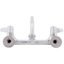 T&S Brass And Bronze Works Equip By T&S 5F-8WLX10 Wall Mounted Faucet With 10 1/8" Swing Spout, 5.2 GPM Laminar Flow Device, 8" Adjustable Centers, And Lever Handles 12 T&S Brass And Bronze Works Equip By T&S 5F-8WLX10 Wall Mounted Faucet With 10 1/8" Swing Spout, 5.2 GPM Laminar Flow Device, 8" Adjustable Centers, And Lever Handles -Faucet Equipment Shop 753408