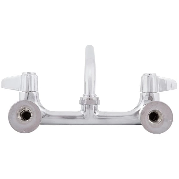 T&S Brass And Bronze Works Equip By T&S 5F-8WLX10 Wall Mounted Faucet With 10 1/8" Swing Spout, 5.2 GPM Laminar Flow Device, 8" Adjustable Centers, And Lever Handles 7 T&S Brass And Bronze Works Equip By T&S 5F-8WLX10 Wall Mounted Faucet With 10 1/8" Swing Spout, 5.2 GPM Laminar Flow Device, 8" Adjustable Centers, And Lever Handles - Image 5