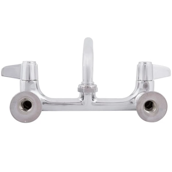 T&S Brass And Bronze Works Equip By T&S 5F-8WLX06 Wall Mounted Faucet With 6 1/8" Swing Spout, 5.2 GPM Laminar Flow Device, 8" Adjustable Centers, And Lever Handles - Image 5