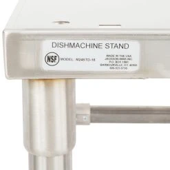 Jackson M24STND-18 Undercounter Dish Machine Stand - 18" 9 Jackson M24STND-18 Undercounter Dish Machine Stand - 18" -Faucet Equipment Shop 768185