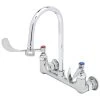 T&S Brass And Bronze Works T&S BL-2012-01 Vandal Resistant Wall Mount Mixing Faucet With 8" Adjustable Centers, 5 9/16" Gooseneck Spout, And 4 Arm Handles 1 T&S Brass And Bronze Works T&S BL-2012-01 Vandal Resistant Wall Mount Mixing Faucet With 8" Adjustable Centers, 5 9/16" Gooseneck Spout, And 4 Arm Handles -Faucet Equipment Shop 842756
