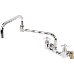 T&S Brass And Bronze Works T&S B-0292 24" Double Joint Wall Mounted Big Flo Mixing Faucet With 8" Centers
