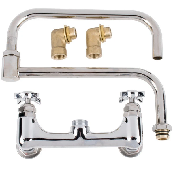 T&S Brass And Bronze Works T&S B-0292 24" Double Joint Wall Mounted Big Flo Mixing Faucet With 8" Centers - Image 3
