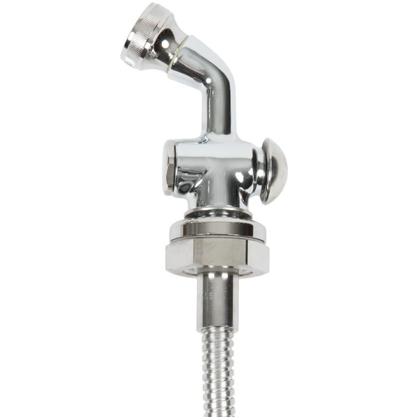 T&S Brass And Bronze Works T&S B-1157 Wall Mounted Workboard Faucet With Spray Valve And 8" Centers - 8" Swing Nozzle - Image 6