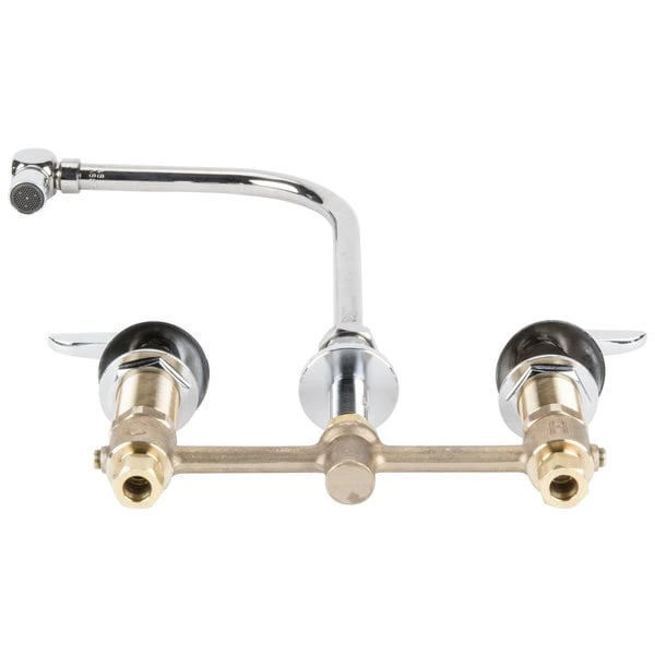 T&S Brass And Bronze Works T&S B-2853-RSW Deck Mount Easy Install 2.2 GPM Faucet With 8" Centers, 7" Gooseneck, And Quarter Turn Eterna Cartridges - Image 5