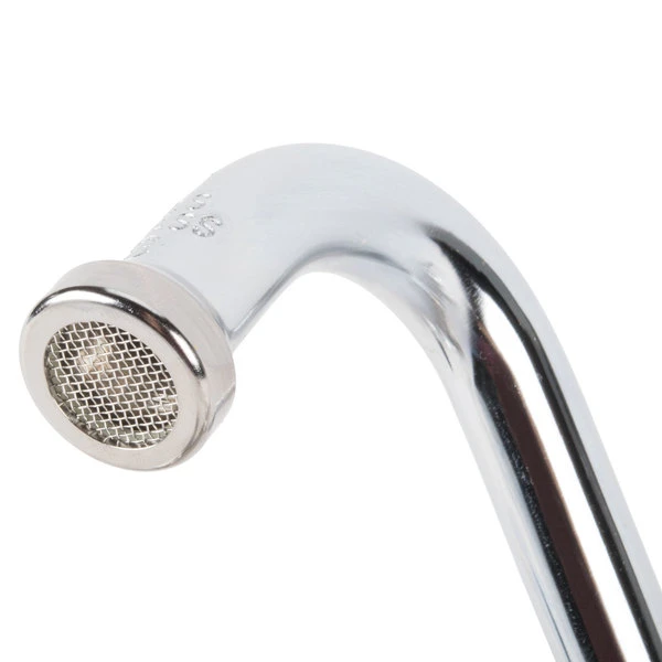 T&S Brass And Bronze Works T&S B-0222 Deck Mounted Faucet With 6" Swing Nozzle, 8" Adjustable Centers, 23.09 GPM Stream Regulator Outlet, Eterna Cartridges, And Lever Handles - Image 5